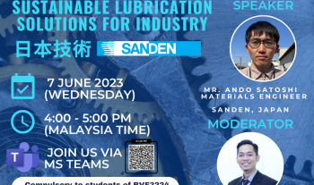 TVET COURSES GO GLOBAL: FTKKP'S GLOBAL CLASSROOM WELCOMES SANDEN CORPORATION JAPAN'S EXPERT ON SUSTAINABLE LUBRICATION SOLUTIONS FOR INDUSTRY